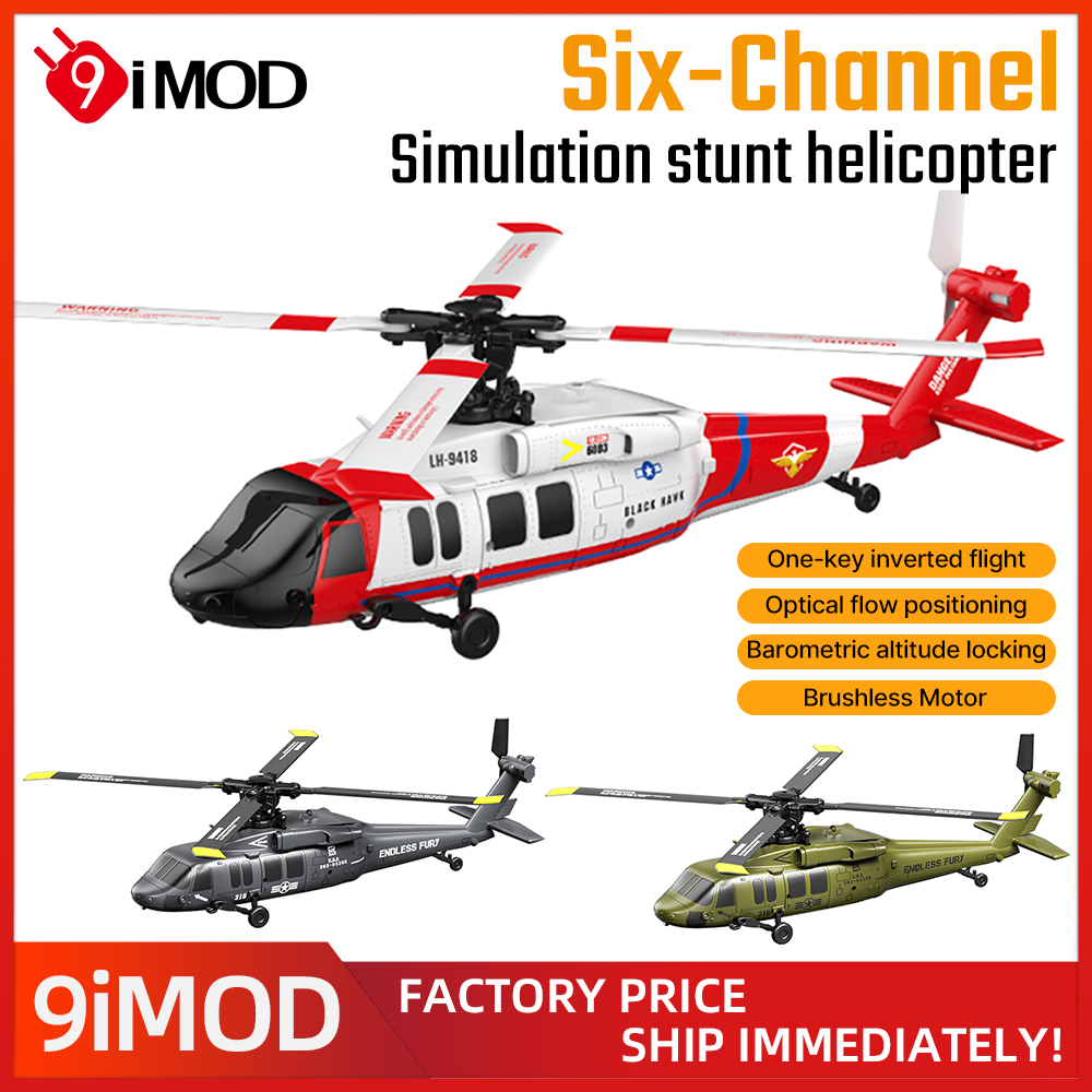 Rc Helicopter Gyro - Helicóptero RC de 6 Canales 9IMOD