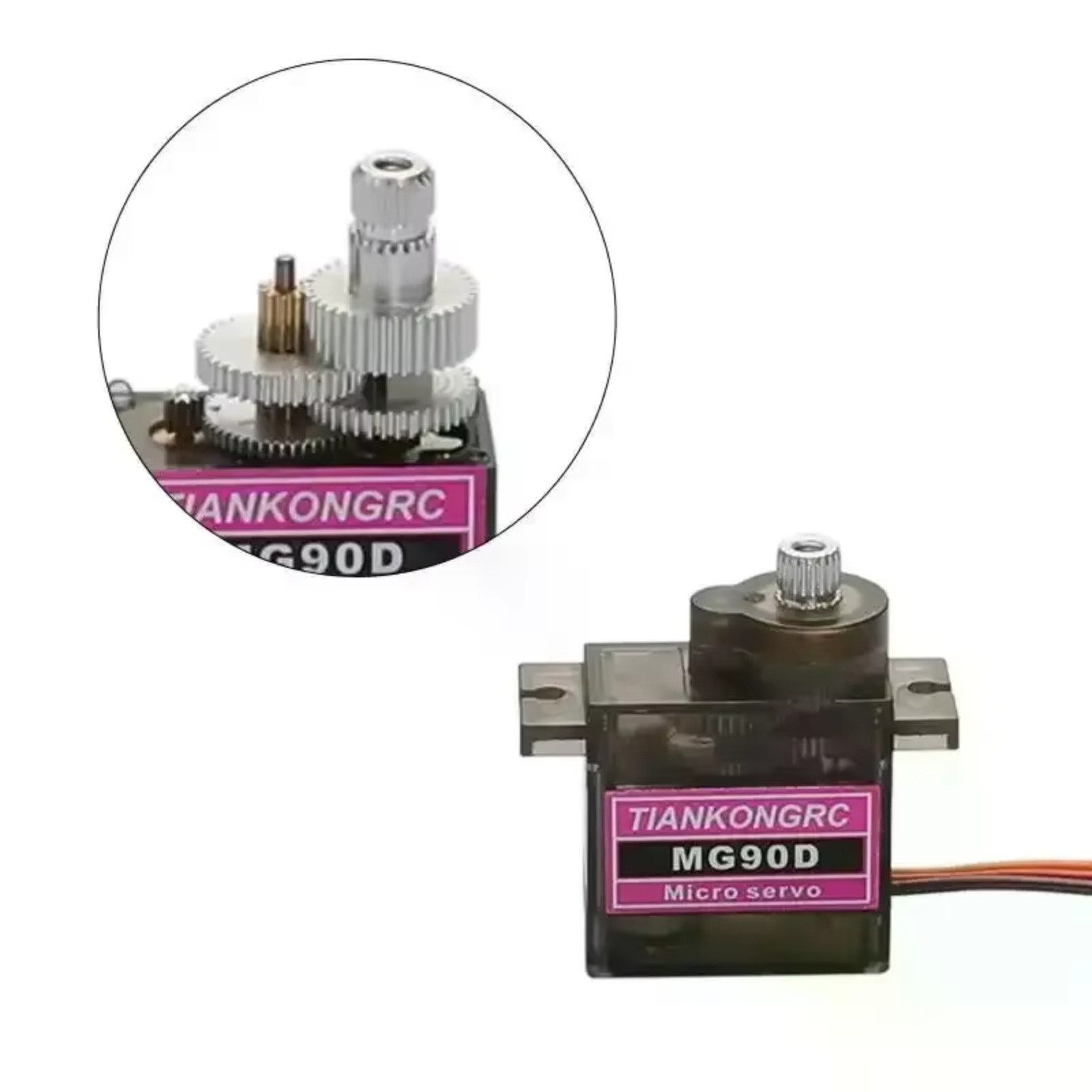 Rc Helicopter Servo - Servo MG90D de 9g con Engranajes