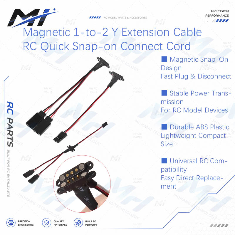 Rc Helicopter Remote Control - Cable de Extensión Magnético 1 a