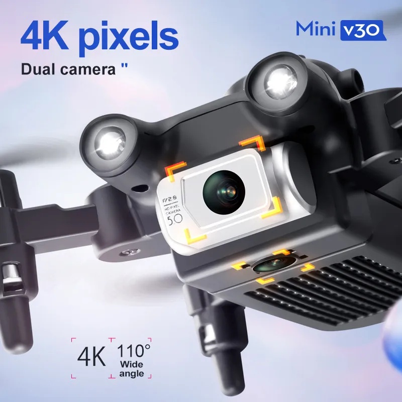 Mini Dron V30 WiFi con Cámara  - Rc Helicopter Electric reseña y precio