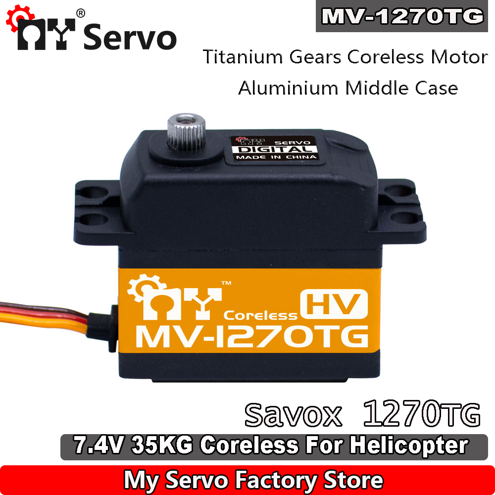 MY RC-Servo MV-1270TG HV 35kg, - Rc Helicopter Servo reseña y precio