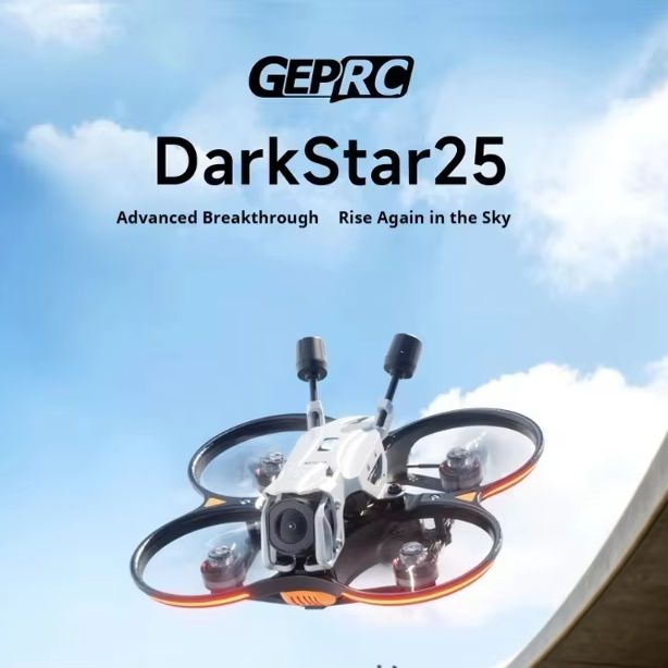 Sin batería GEPRC Darkstar 25  - Rc Helicopter Case reseña y precio